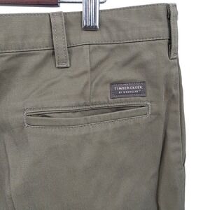 Timber Creek by Wrangler Mens Olive Green‎ Pleated Front Casual Pants 38x29